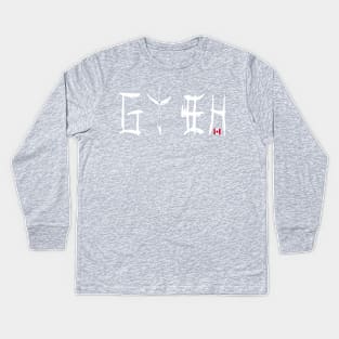 Japanese Logo for Toronto GTA ('EH') Kids Long Sleeve T-Shirt